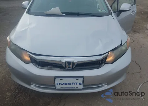 2012 Honda Civic Lx из США, поврежденный, VIN 19XFB2F5XCE375473